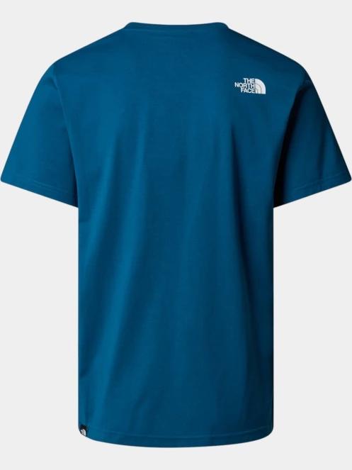 The North Face M Ss Easy Tee férfi rövid ujjú póló kék színben 6