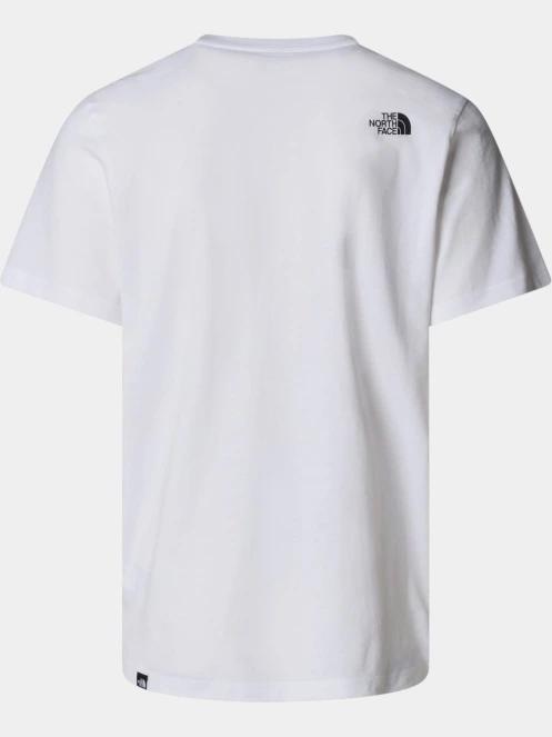 The North Face M Ss Easy Tee férfi rövid ujjú póló fehér színben 6