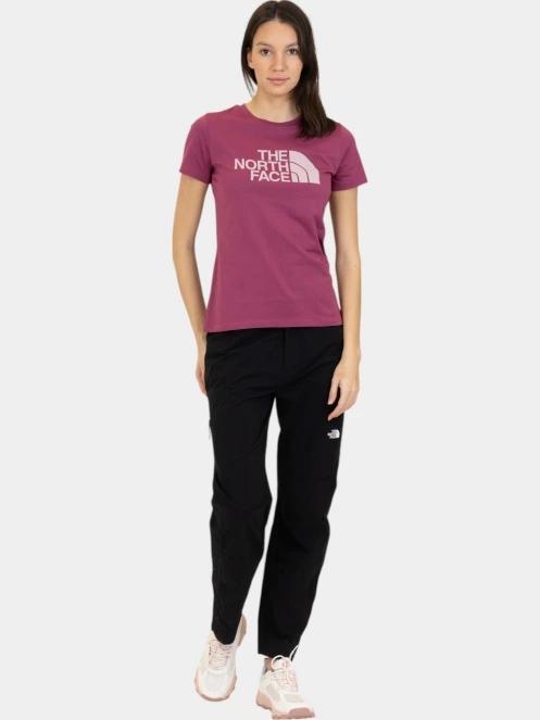 The North Face W S/S Easy Tee női rövid ujjú póló magenta színben 5