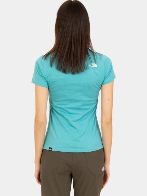 The North Face W S/S Easy Tee női rövid ujjú póló kék színben 4