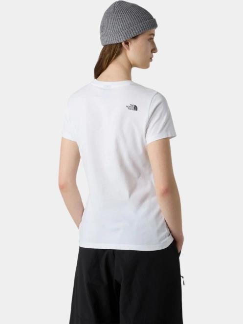 The North Face W Ss Easy Tee női rövid ujjú póló fehér színben 3