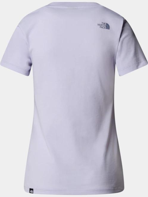 The North Face W Ss Easy Tee női rövid ujjú póló lila színben 6
