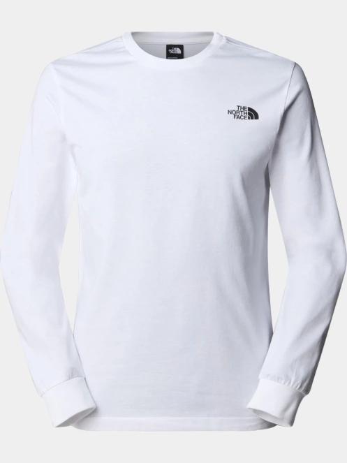 The North Face M L/S Easy Tee férfi hosszú ujjú póló fehér színben 5