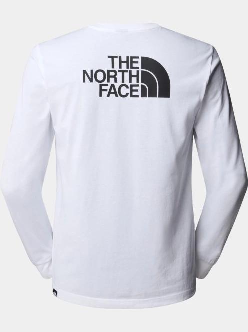 The North Face M L/S Easy Tee férfi hosszú ujjú póló fehér színben 6