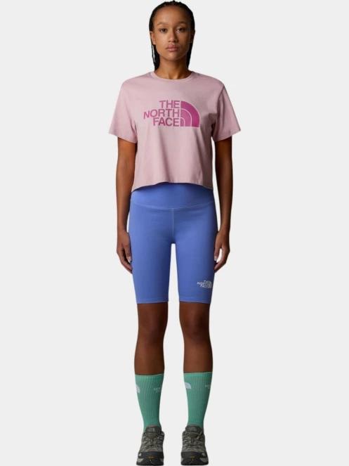 The North Face W S/S Easy Relaxed Cropped Tee női crop top rózsaszín színben 4