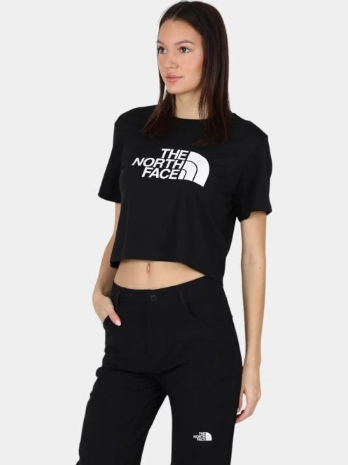 The North Face W S/S Easy Relaxed Cropped Tee női crop top fekete színben 2