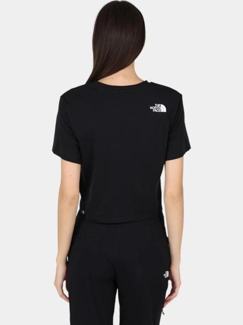 The North Face W S/S Easy Relaxed Cropped Tee női crop top fekete színben 4