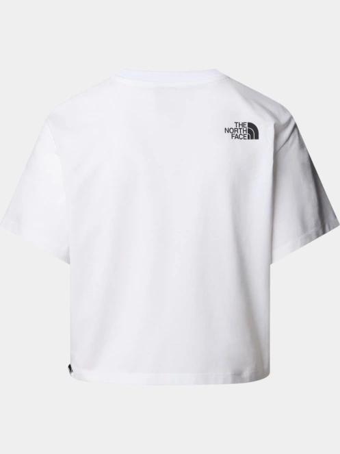 The North Face W Ss Easy Relaxed Cropped Tee női rövid ujjú póló fehér színben 3