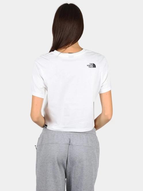 The North Face W Ss Easy Relaxed Cropped Tee női rövid ujjú póló fehér színben 4