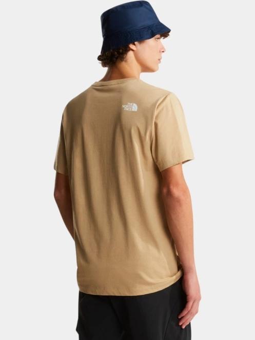 The North Face M Evolution Half Dome Regular Short Slee férfi rövid ujjú póló barna színben 4