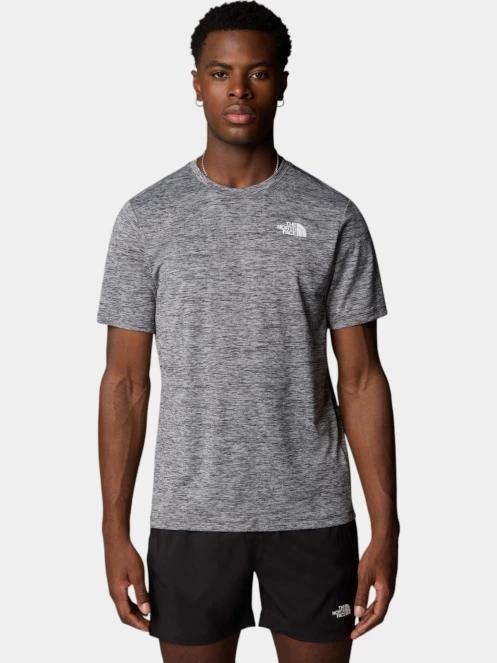 The North Face M S/S 24/7 Rager Tee férfi rövid ujjú sport póló szürke színben 2