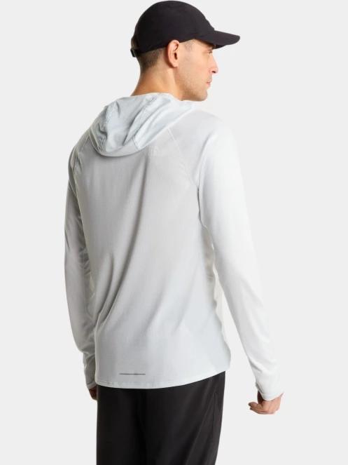 The North Face M Sunriser Hoodie férfi hosszú ujjú sport póló fehér színben 4