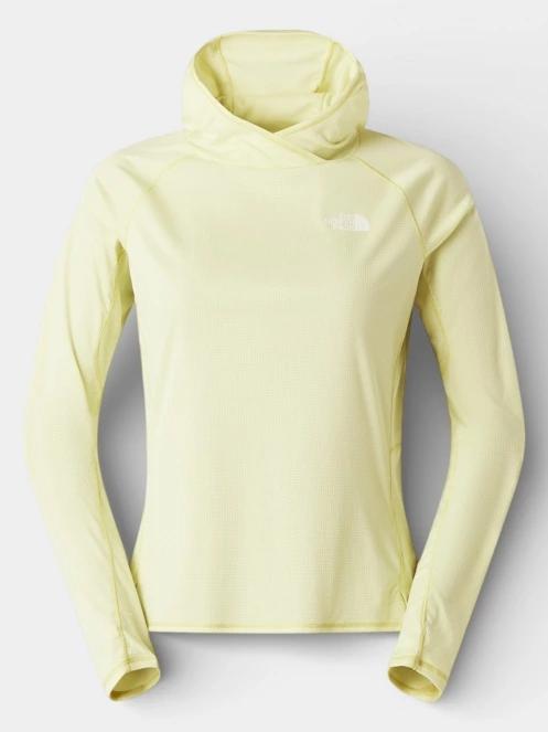 The North Face W Sunriser Hoodie női hosszú ujjú sport póló sárga színben 5