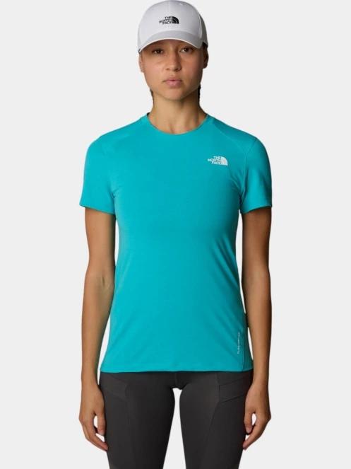 The North Face W Lightning Alpine S/S női rövid ujjú sport póló kék színben 2