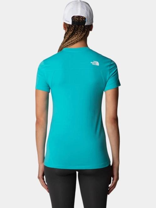 The North Face W Lightning Alpine S/S női rövid ujjú sport póló kék színben 3