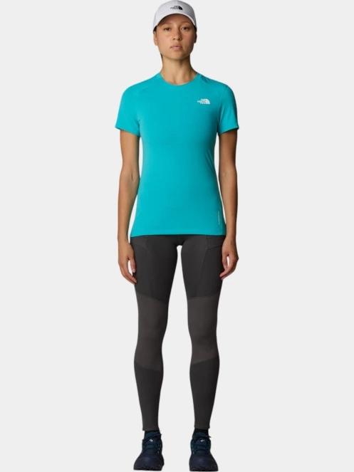 The North Face W Lightning Alpine S/S női rövid ujjú sport póló kék színben 4