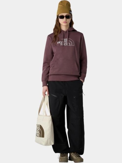 The North Face W Drew Peak Light Hoodie női kapucnis pulóver barna színben 4