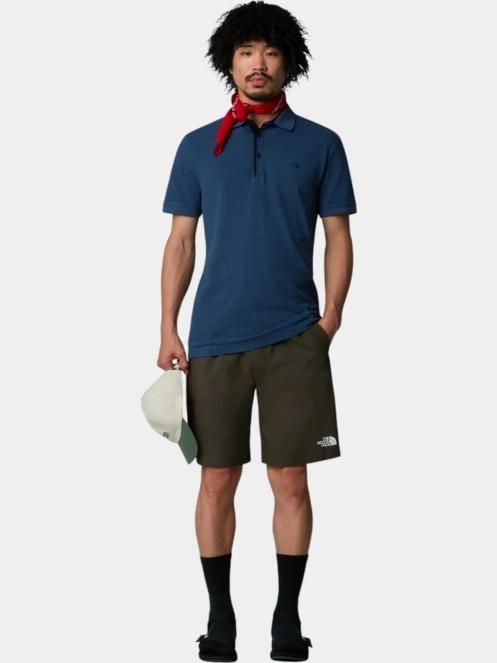 The North Face M Premium Slim Polo férfi galléros póló kék színben 4
