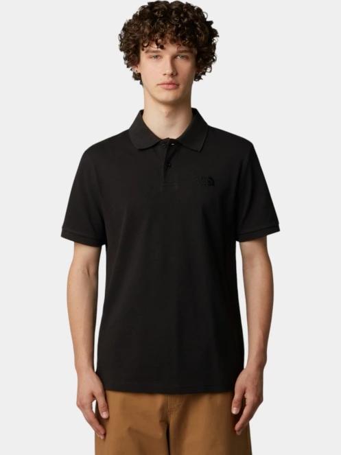 The North Face M Essential Regular Polo férfi galléros póló fekete színben 2