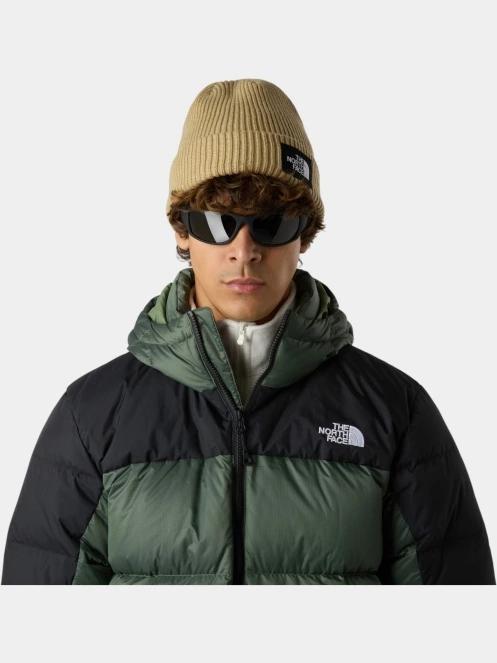 The North Face Salty Lined Beanie kötött sapka oliva színben 5