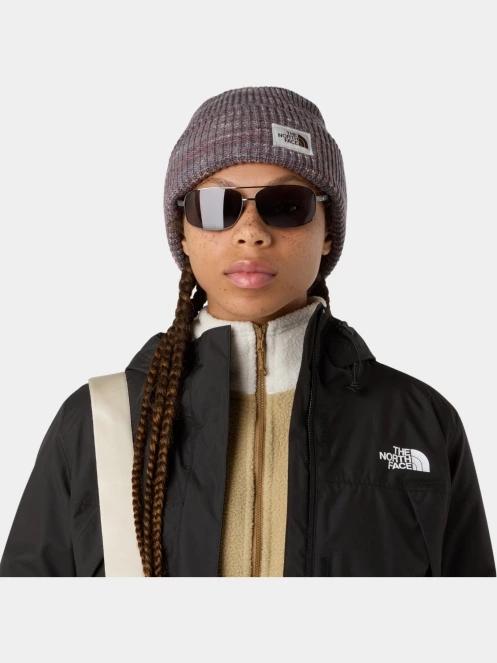 The North Face Salty Bae Lined Beanie kötött sapka barna színben 5