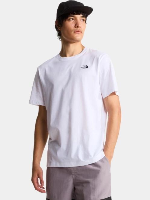 The North Face M Evolution Simple Dome Regular Short Sl férfi rövid ujjú póló fehér színben 2