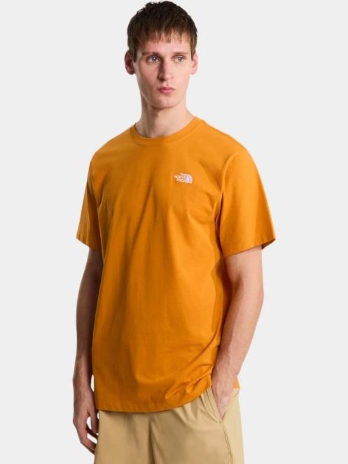 The North Face M Evolution Simple Dome Regular Short Sl férfi rövid ujjú póló narancssárga színben 2