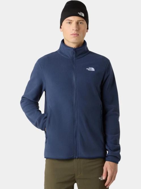 The North Face M Glacier Fleece Jacket férfi polár pulóver sötétkék színben 2