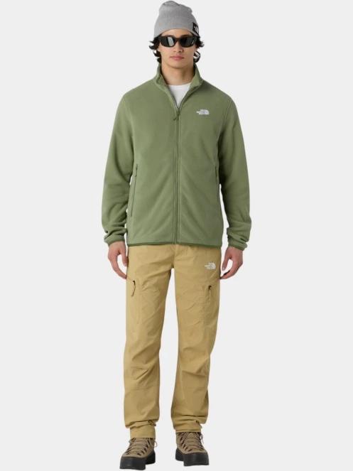 The North Face M Glacier Fleece Jacket férfi polár pulóver zöld színben 5