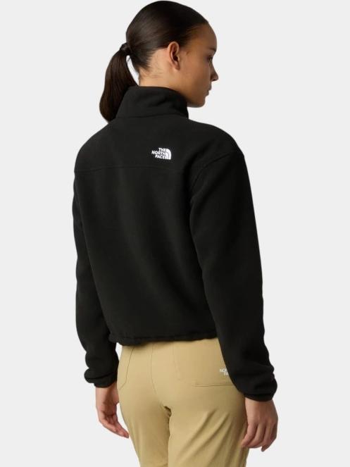 The North Face W Glacier Fleece 1/2 Zip Short Jacket női polár pulóver fekete színben 3