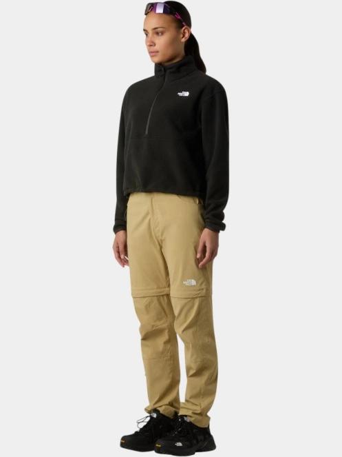 The North Face W Glacier Fleece 1/2 Zip Short Jacket női polár pulóver fekete színben 4