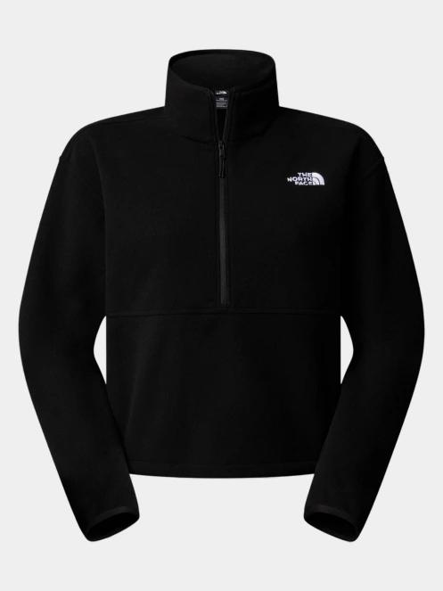 The North Face W Glacier Fleece 1/2 Zip Short Jacket női polár pulóver fekete színben 5