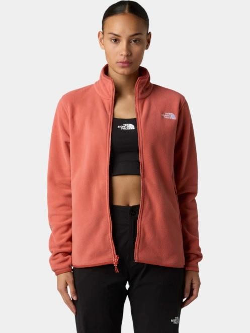 The North Face W Glacier Fleece Jacket női polár pulóver piros színben 5