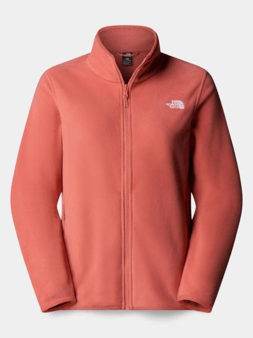 The North Face W Glacier Fleece Jacket női polár pulóver piros színben 6