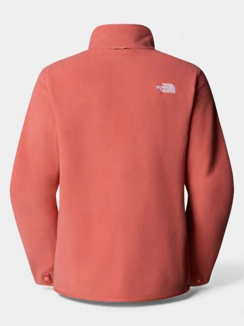 The North Face W Glacier Fleece Jacket női polár pulóver piros színben 7