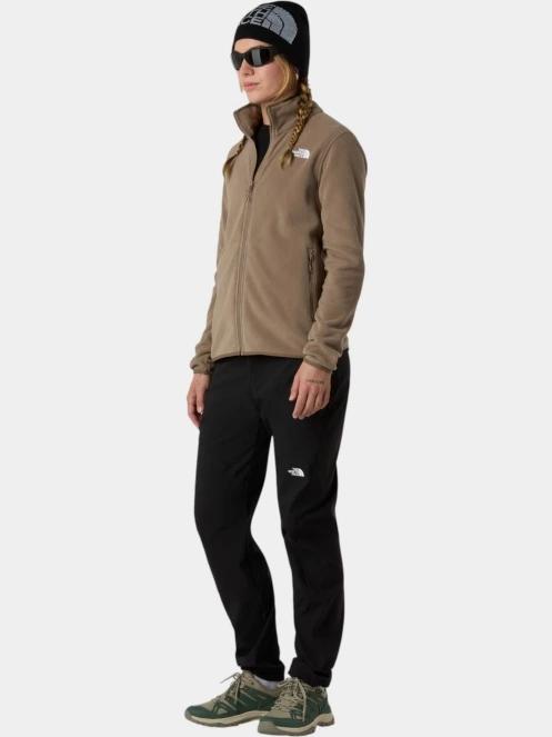 The North Face W Glacier Fleece Jacket női polár pulóver barna színben 5