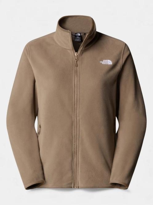 The North Face W Glacier Fleece Jacket női polár pulóver barna színben 6