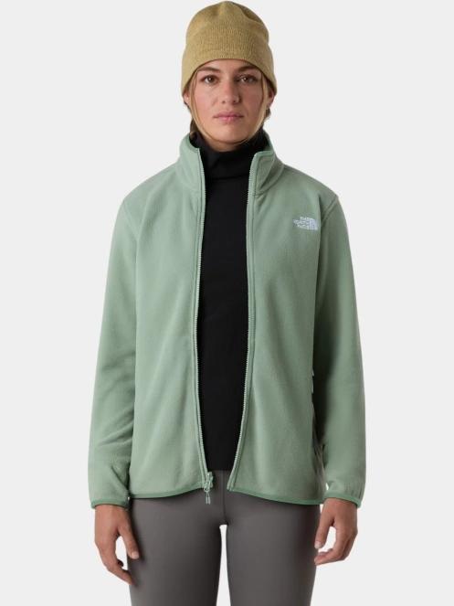 The North Face W Glacier Fleece Jacket női polár pulóver zöld színben 5