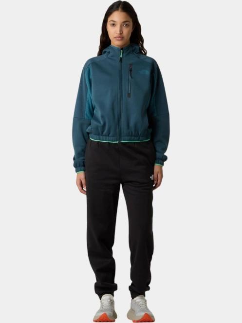 The North Face W Mountain Athletics Fleece Full Zip Jac női kapucnis pulóver kék színben 4