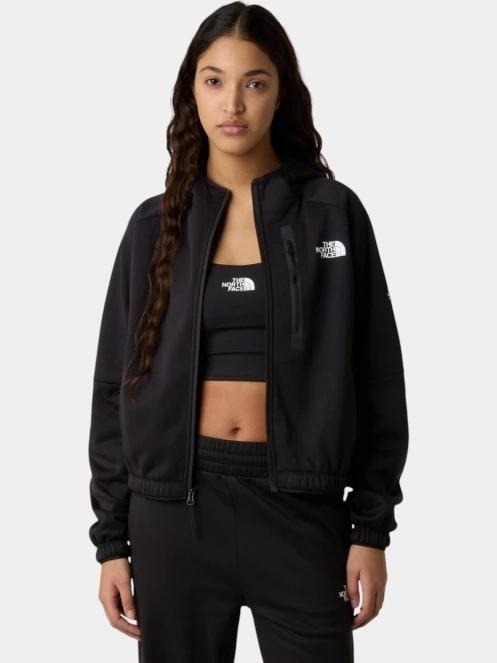 The North Face W Mountain Athletics Fleece Full Zip Jac női kapucnis pulóver fekete színben 5