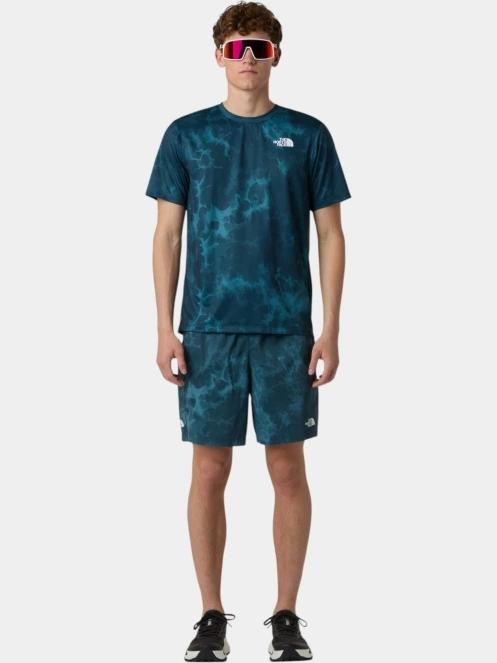 The North Face M 24/7 Short Sleeves Regular Tee-Print férfi rövid ujjú sport póló kék színben 4