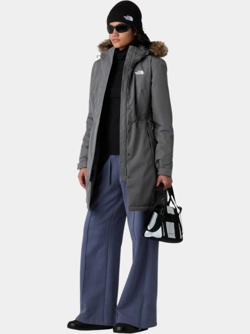 The North Face W Zaneck Parka női télikabát szürke színben 4