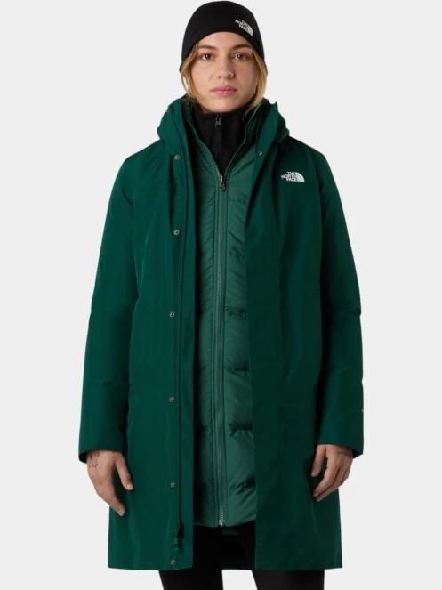 The North Face W Suzanne Triclimate 2.0 női télikabát zöld színben 2