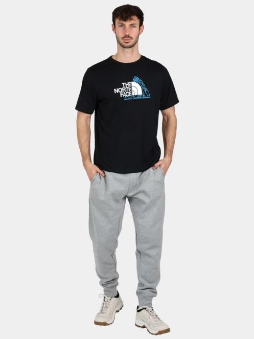 The North Face M Mountain Foundation Ss Tee-Graphic férfi rövid ujjú póló fekete színben 5