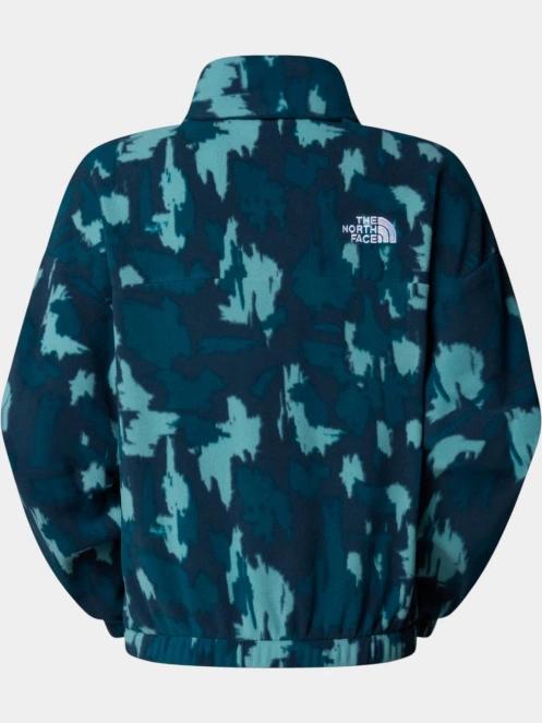 The North Face W Mountain Athletics Fleece 1/4 Zip-Prin női polár pulóver kék színben 3