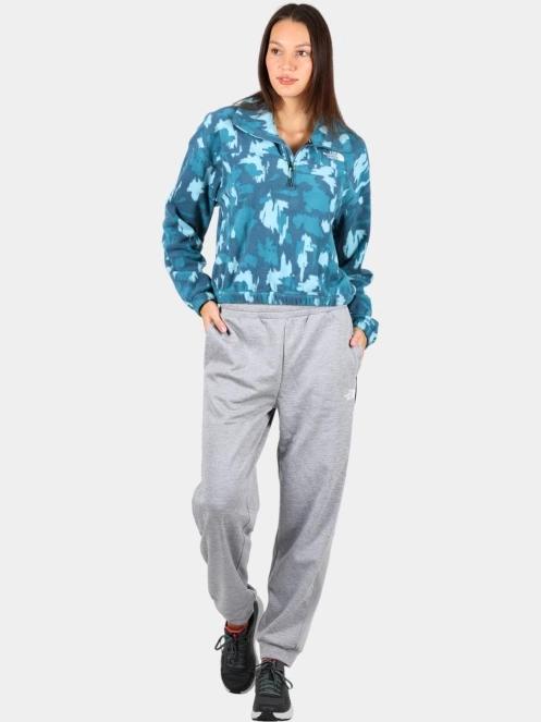 The North Face W Mountain Athletics Fleece 1/4 Zip-Prin női polár pulóver kék színben 5