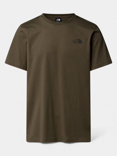 The North Face M Box Nse Edge Of Light Infill S/S Tee férfi rövid ujjú póló zöld színben 5