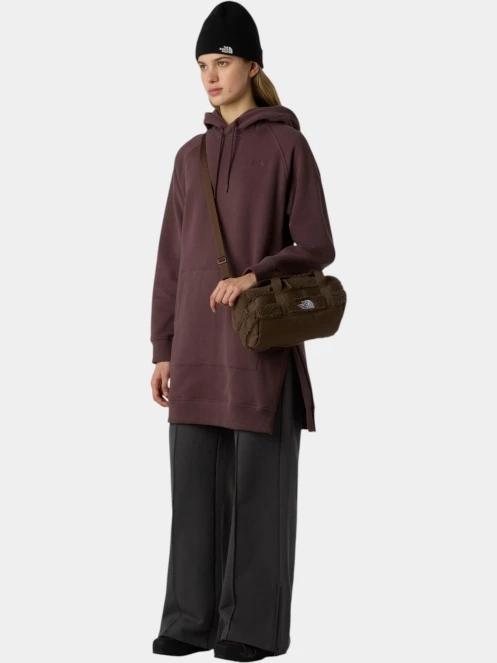 The North Face W Relaxed Hooded Dress női pulóverruha bordó színben 4