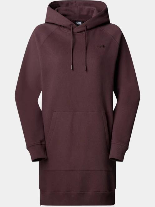 The North Face W Relaxed Hooded Dress női pulóverruha bordó színben 5