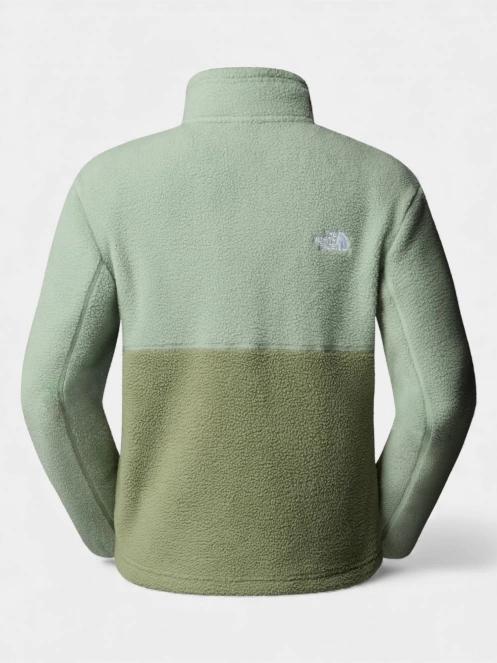 The North Face W Yumiori 1/4 Zip női polár pulóver zöld színben 6